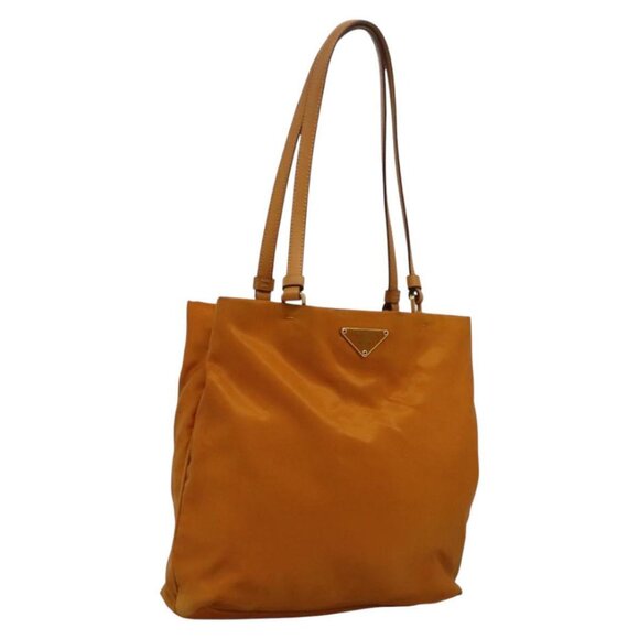 PRADA Shoulder Bag Nylon Orange Auth 114511 - Picture 1 of 16